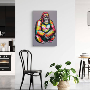 Gorilla At Peace (Original Painting)