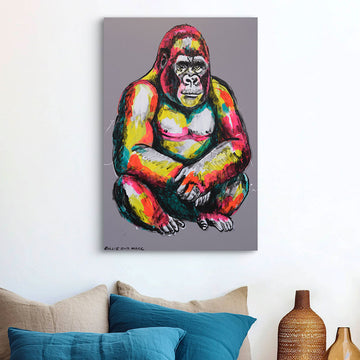 Gorilla At Peace (Original Painting)