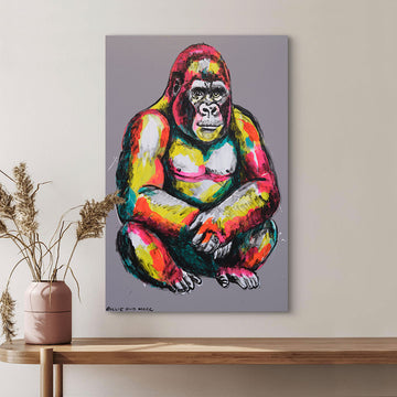 Gorilla At Peace (Original Painting)