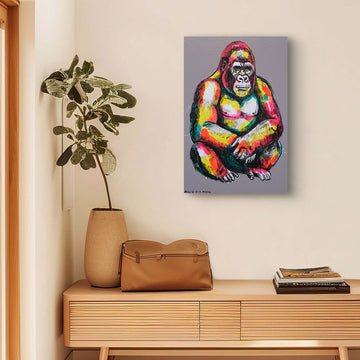 Gorilla At Peace (Original Painting)