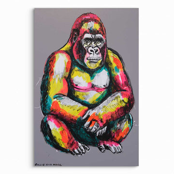 Gorilla At Peace (Original Painting)