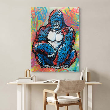 Gorilla Looks Pretty (Original Painting)