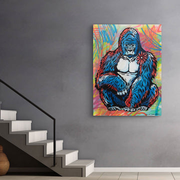 Gorilla Looks Pretty (Original Painting)