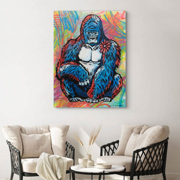 Gorilla Looks Pretty (Original Painting)