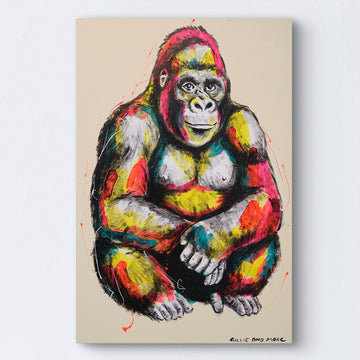 Gorilla Relaxing (Original Painting)