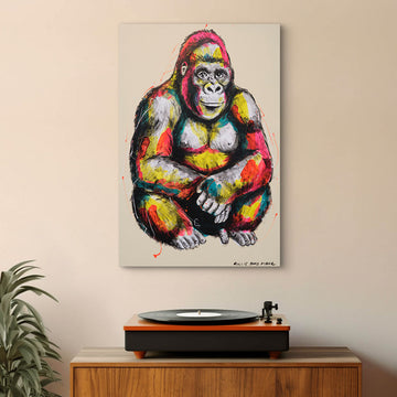 Gorilla Relaxing (Original Painting)