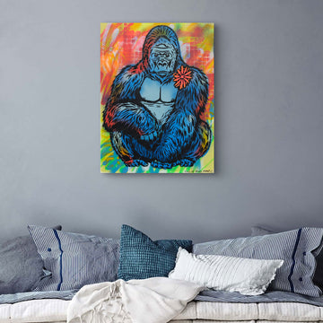 Gorilla is for Peace (Original Painting)