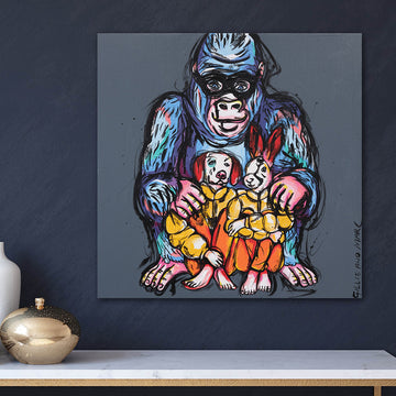 Gorilla Love (Original Painting)