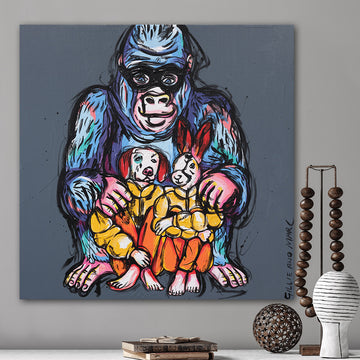 Gorilla Love (Original Painting)