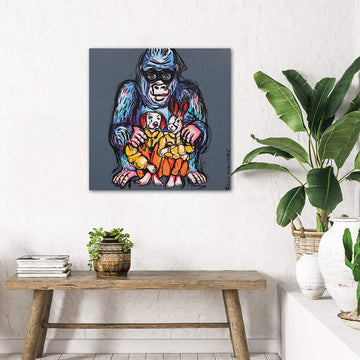 Gorilla Love (Original Painting)