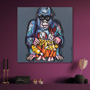 Gorilla Love (Original Painting)