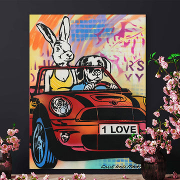 Hand in Hand Through Eternity (Original Painting)