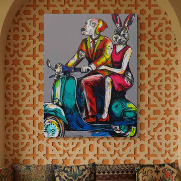 Happiness Is Riding (Original Painting)