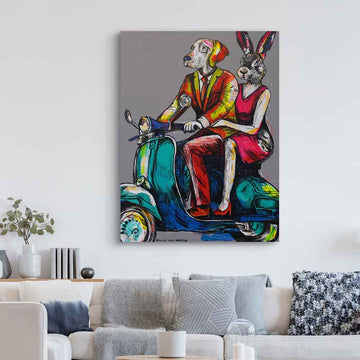 Happiness Is Riding (Original Painting)