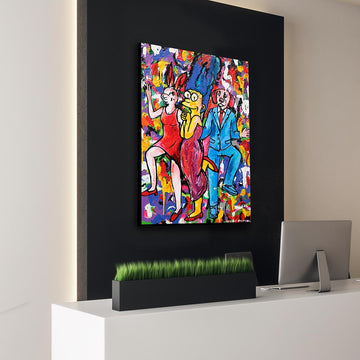 Happy Marge (Original Painting)