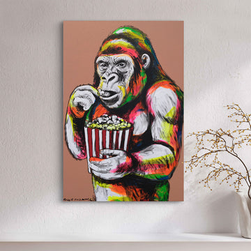 He Loved Popcorn (Original Painting)