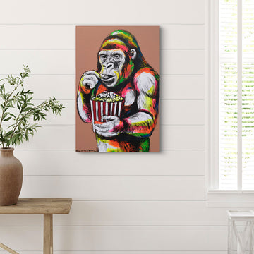 He Loved Popcorn (Original Painting)