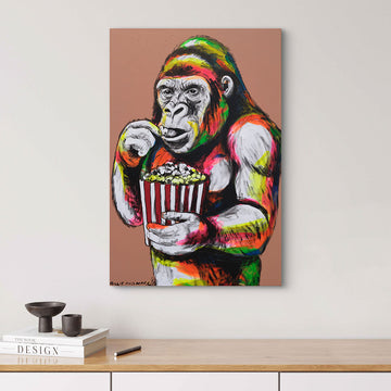He Loved Popcorn (Original Painting)