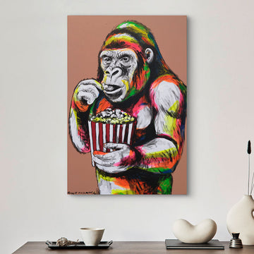 He Loved Popcorn (Original Painting)
