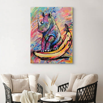He Was Banana Crazy (Original Painting)