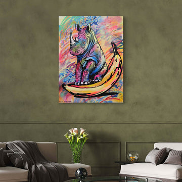 He Was Banana Crazy (Original Painting)