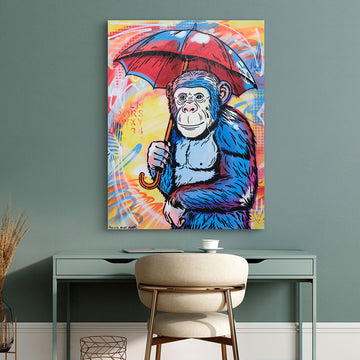 He Was Singing in The Rain (Original Painting)