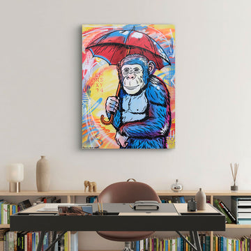 He Was Singing in The Rain (Original Painting)