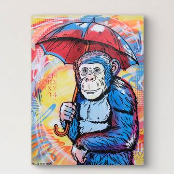 He Was Singing in The Rain (Original Painting)