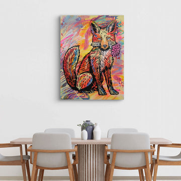 He Was a Foxy Fox (Original Painting)