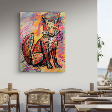 He Was a Foxy Fox (Original Painting)