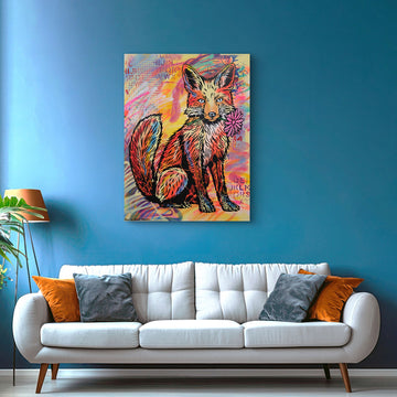 He Was a Foxy Fox (Original Painting)