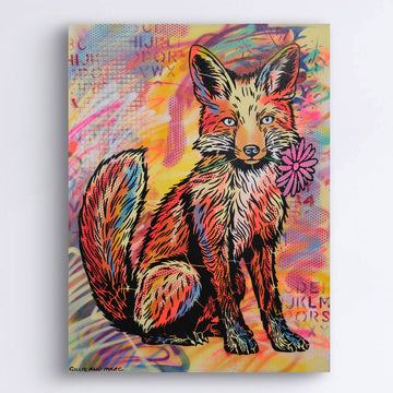 He Was a Foxy Fox (Original Painting)