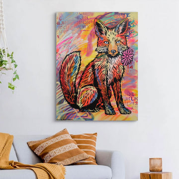 He Was a Foxy Fox (Original Painting)