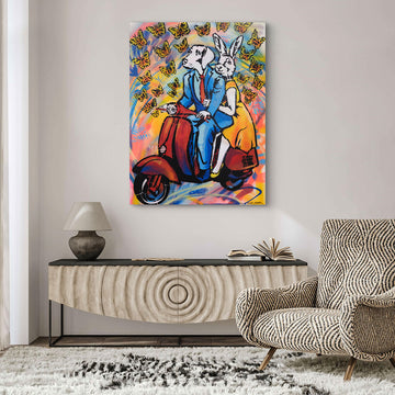 He Gave Her Butterflies (Original Painting)