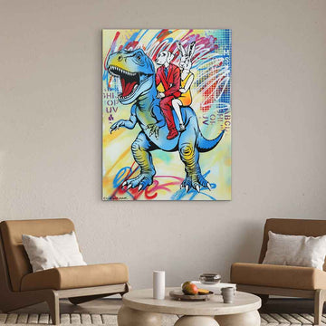 He Was Big and Blue (Original Painting)