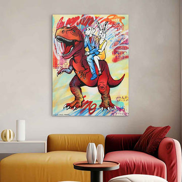 He Was Big and Red (Original Painting)