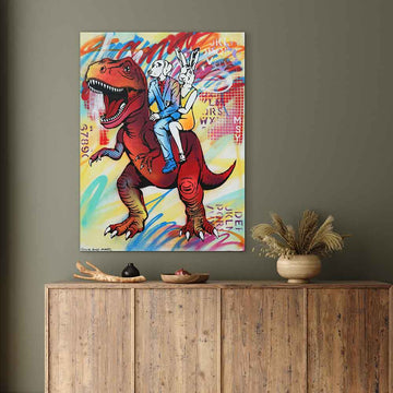 He Was From Another World (Original Painting)