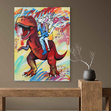 He Was From Another World (Original Painting)