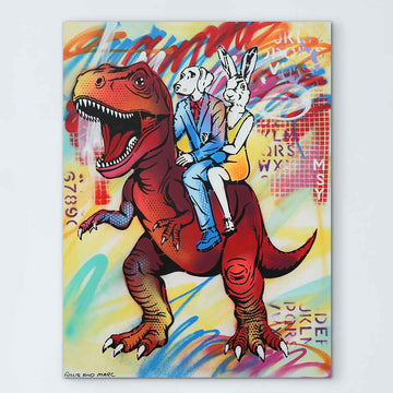 He Was From Another World (Original Painting)