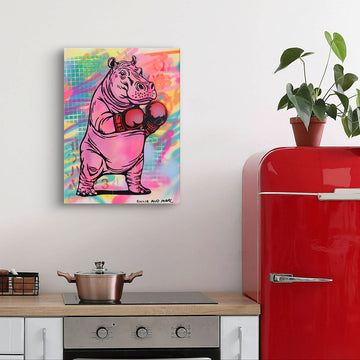 Heavy Hippo (Original Painting)