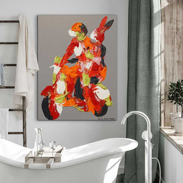 Holding You Close (Original Painting)