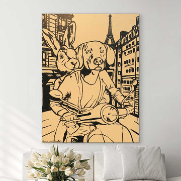 Hopeful in Paris (Original Painting)