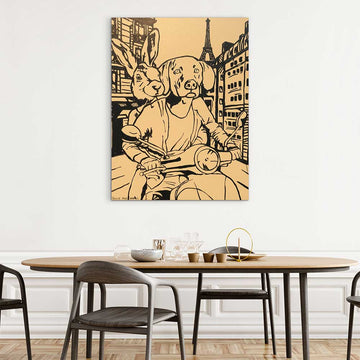 Hopeful in Paris (Original Painting)