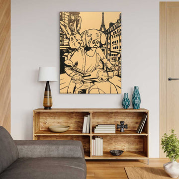 Hopeful in Paris (Original Painting)