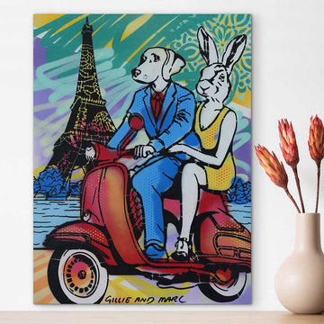 I Found Love In Paris (Original Painting)