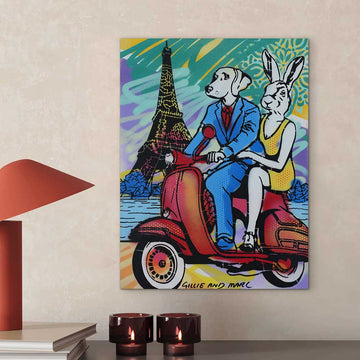 I Found Love In Paris (Original Painting)