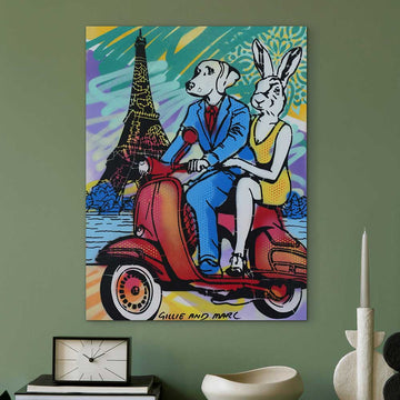 I Found Love In Paris (Original Painting)