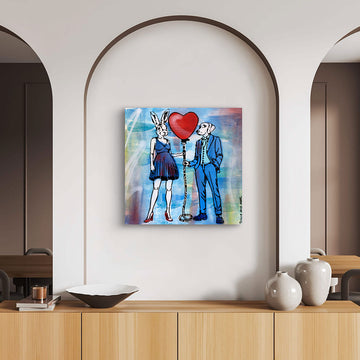 I See Balloons (Original Painting)