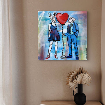 I See Balloons (Original Painting)