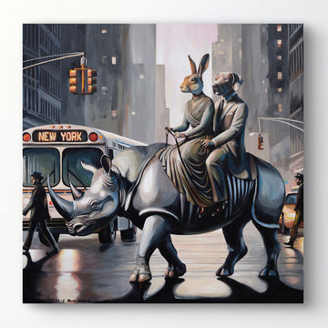 In Love in New York (Original Painting)